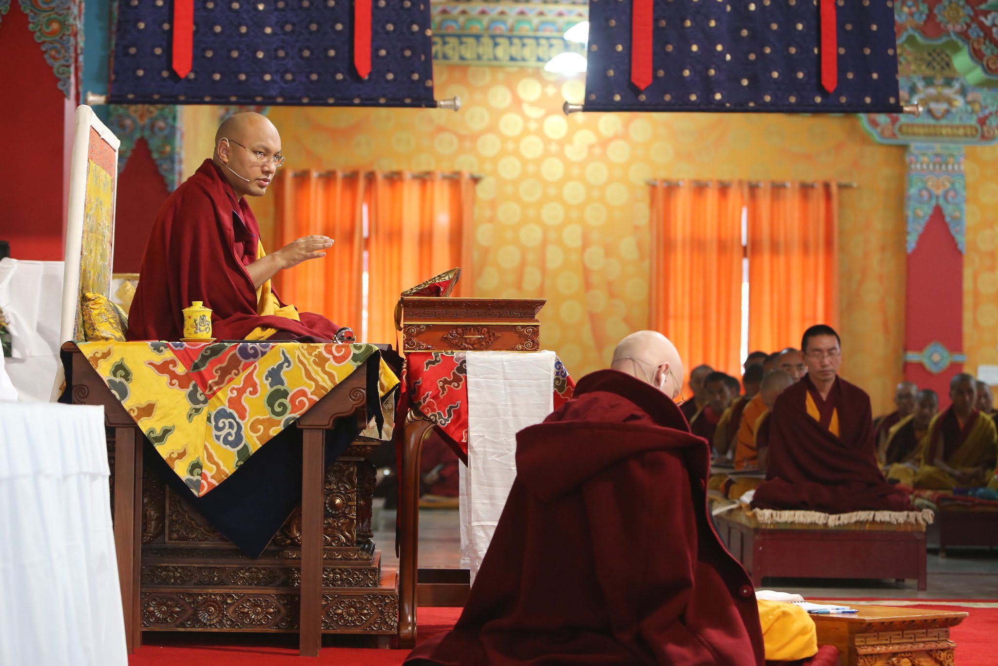 The Gyalwang Karmapa Continues Teaching, Announces Plans for Shedra Curriculum